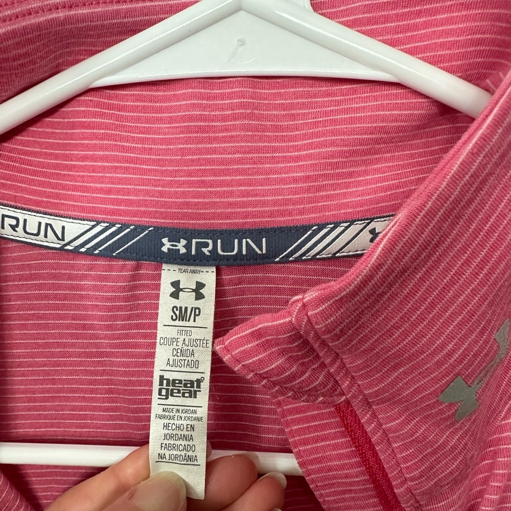 Women’s Under Armour Heat Gear 3/4 zip long sleeve shirt